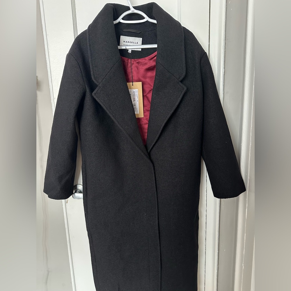 MARELLA Black Jacket with Red Lining